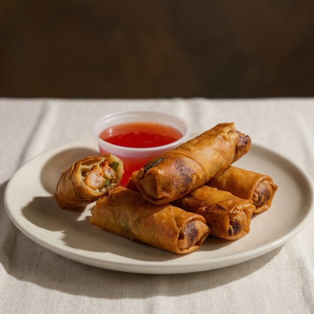 Golden Shrimp Roll.