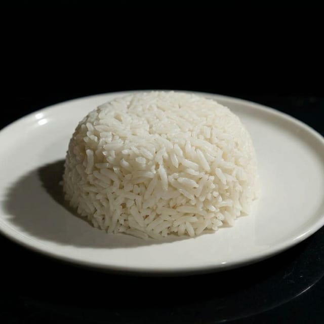 Steamed Rice.