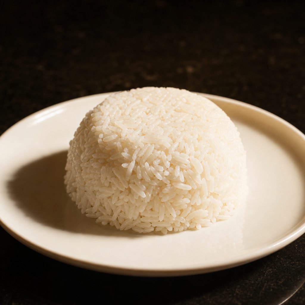 Steamed Rice.