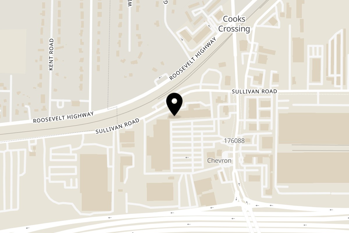 Map showing the location of Zab-E-Lee Thai & Sushi on 4837 Old National Hwy in College Park
